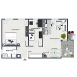 Apartmenthaus Bull 1