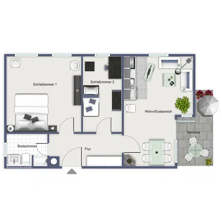 Apartment Apartmenthaus Bull 1 *